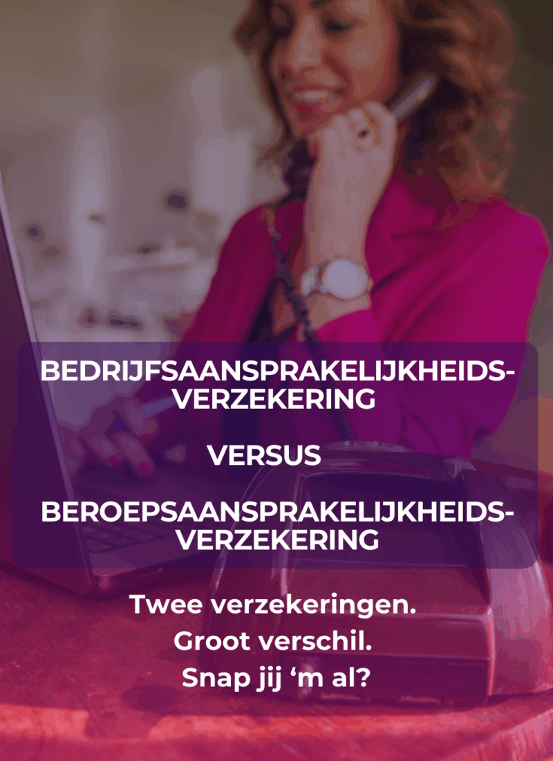 Beroeps- of bedrijfsaansprakelijk?